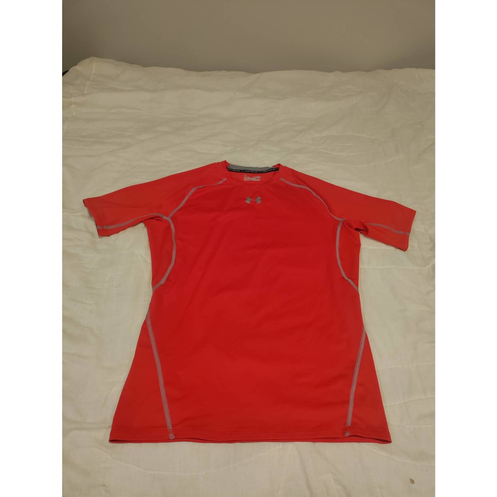 XL Red Under Armour Heatgear Compression T-shirt